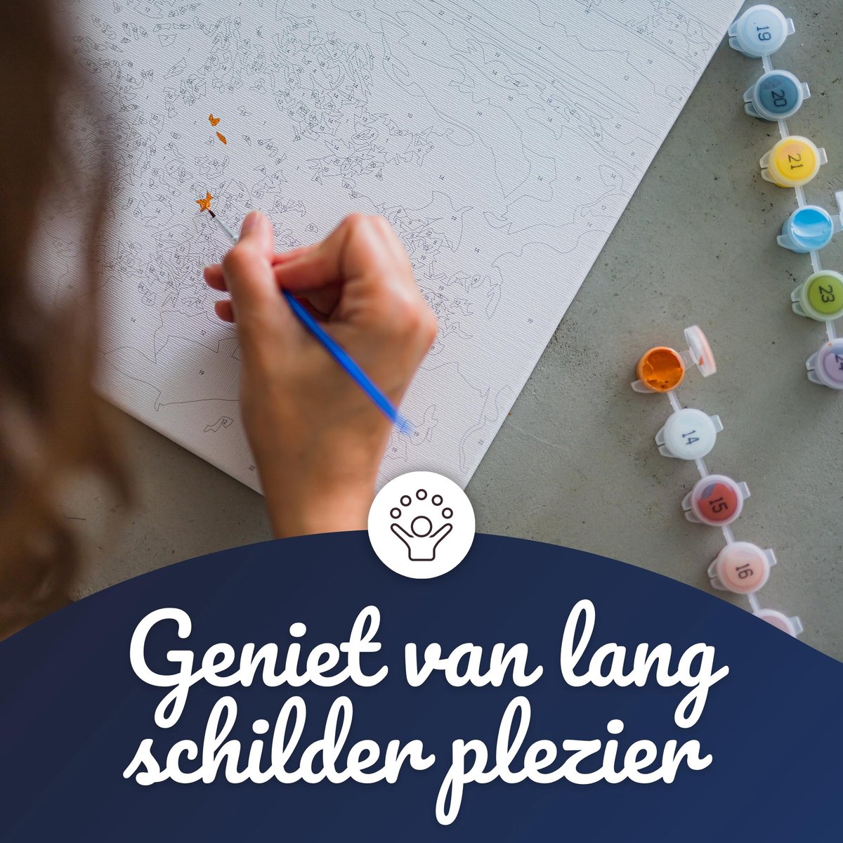 Schilderen op Nummer Volle Maan