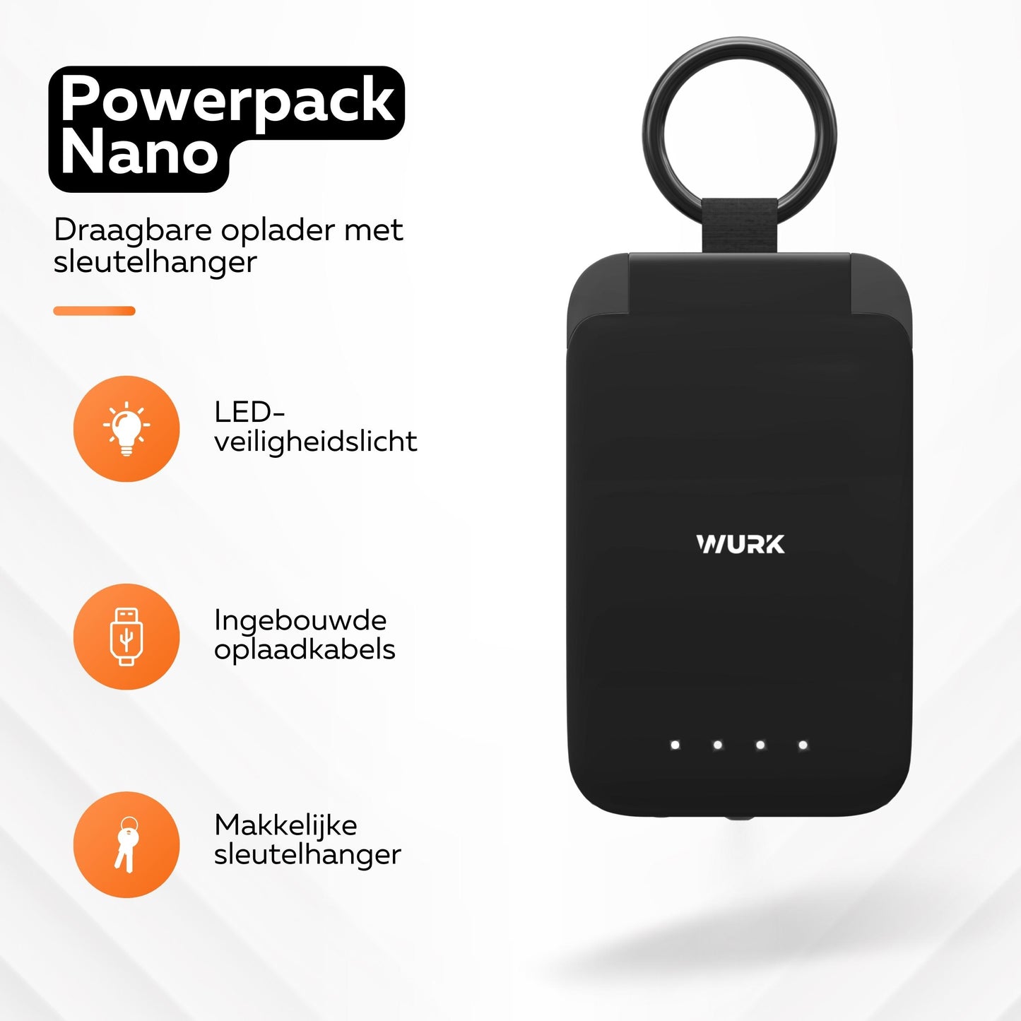 Powerbank Sleutelhanger