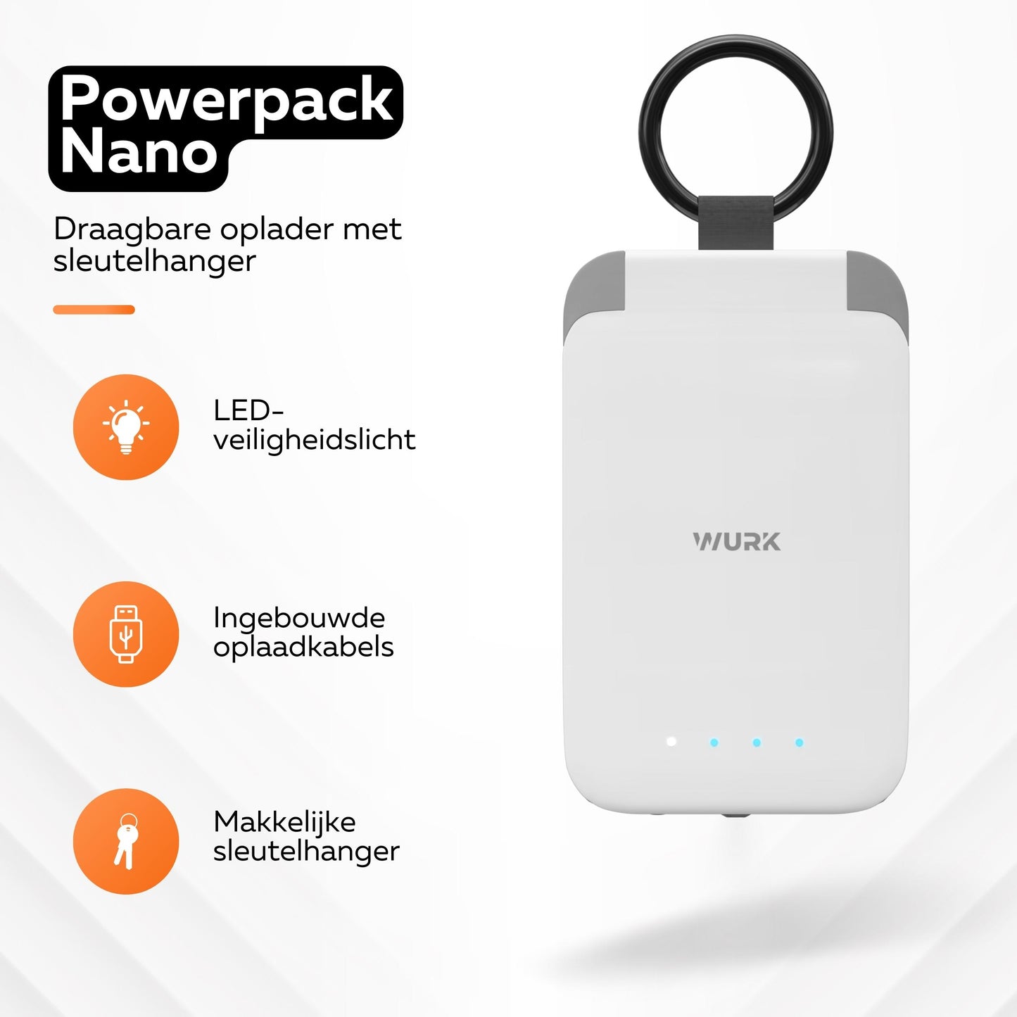Powerbank Sleutelhanger