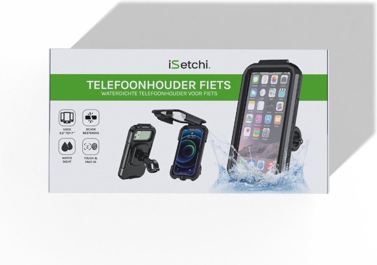 iSetchi® Waterdichte telefoonhouder fiets