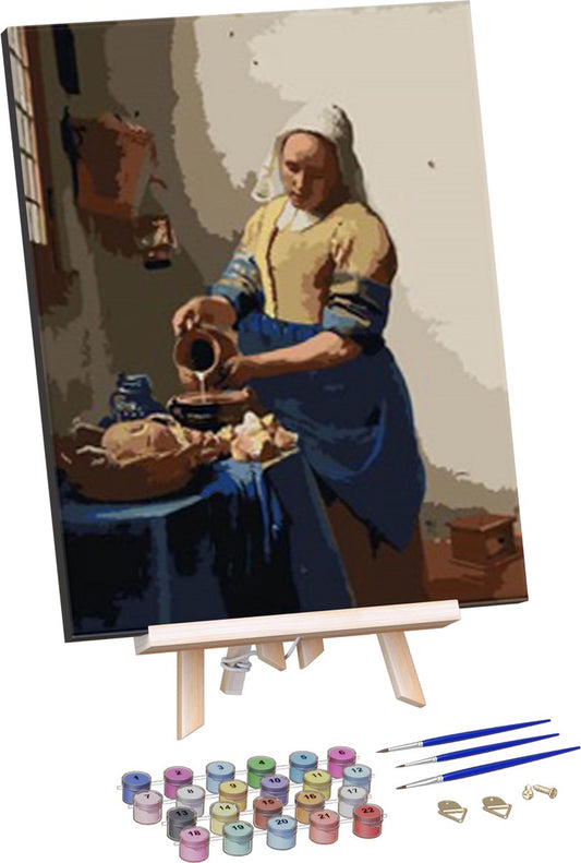 Schilderen op Nummer Melkmeisje