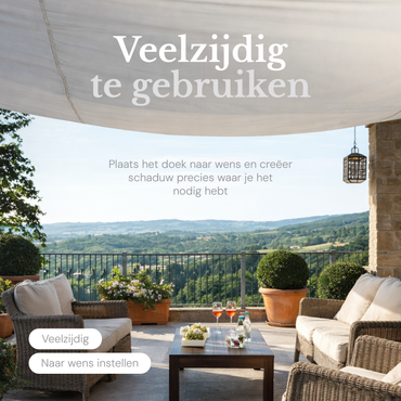 O'DADDY® Schaduwdoek 4x3M