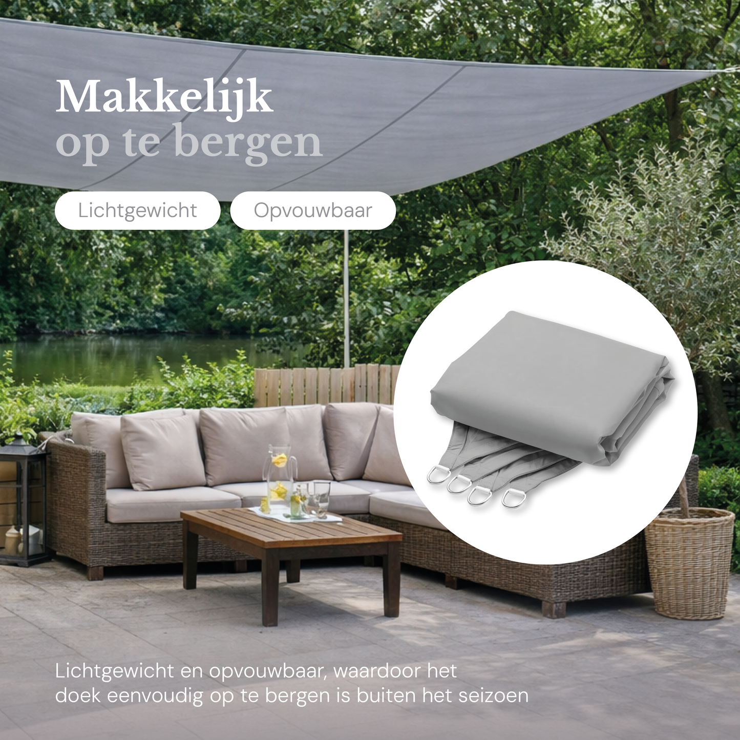 O'DADDY® Schaduwdoek 4x3M