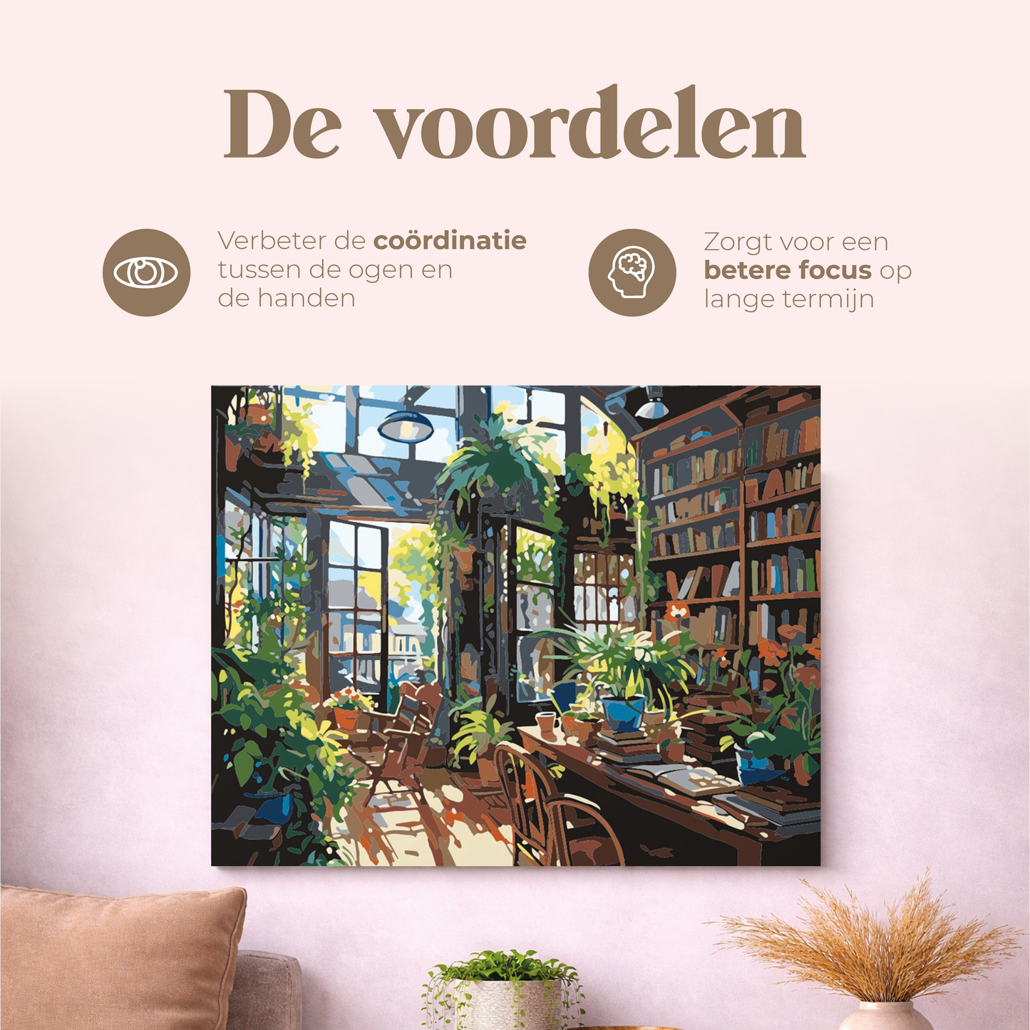 Rubye® Schilderen op Nummer Boekenkast