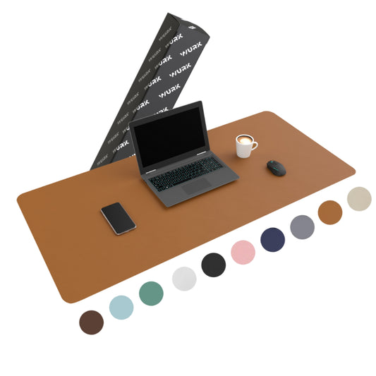 Bureau Onderlegger Cognac Bruin (120 cm x 60 cm)