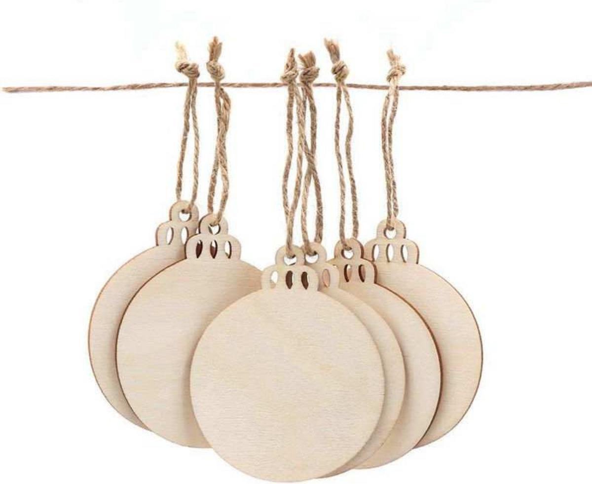 Houten Kerstballen