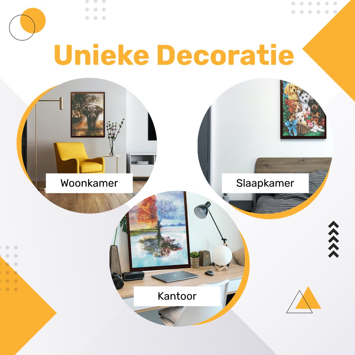 Diamond Painting Kleurrijke Kat