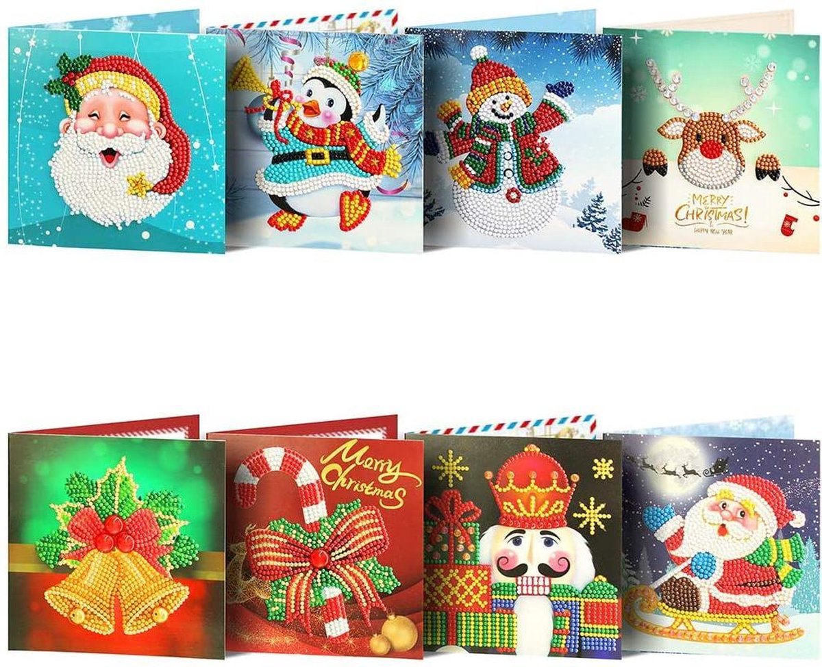 Diamond Painting Kerstkaarten