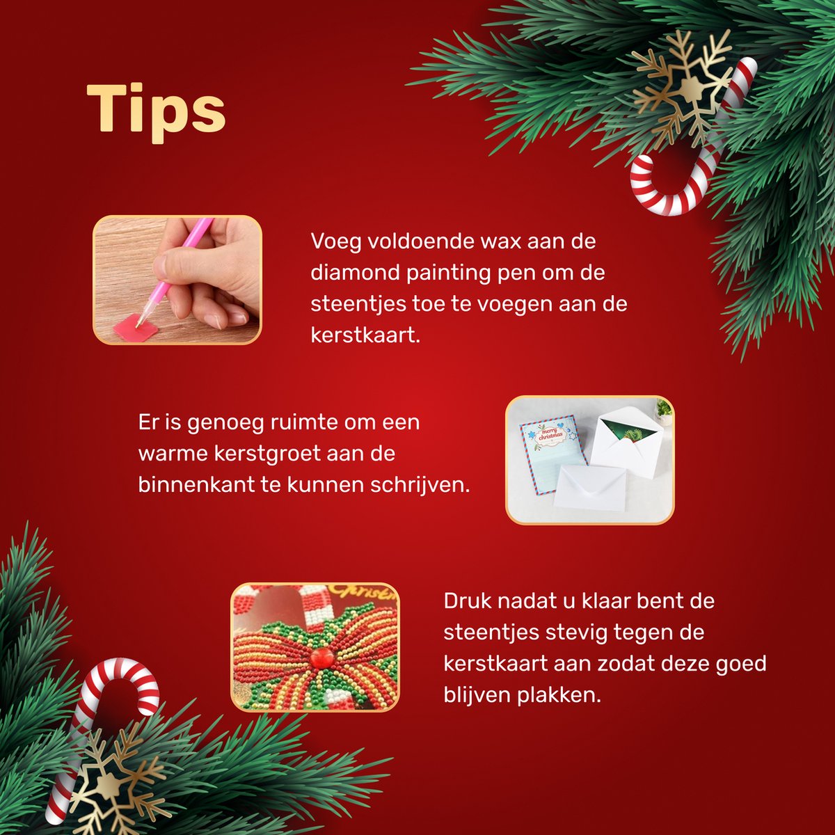 Diamond Painting Kerstkaarten