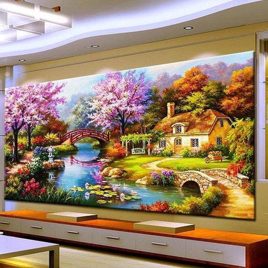Diamond Painting Gigantisch Landschap