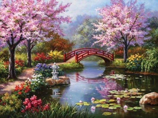 Diamond Painting Japanse Tuin