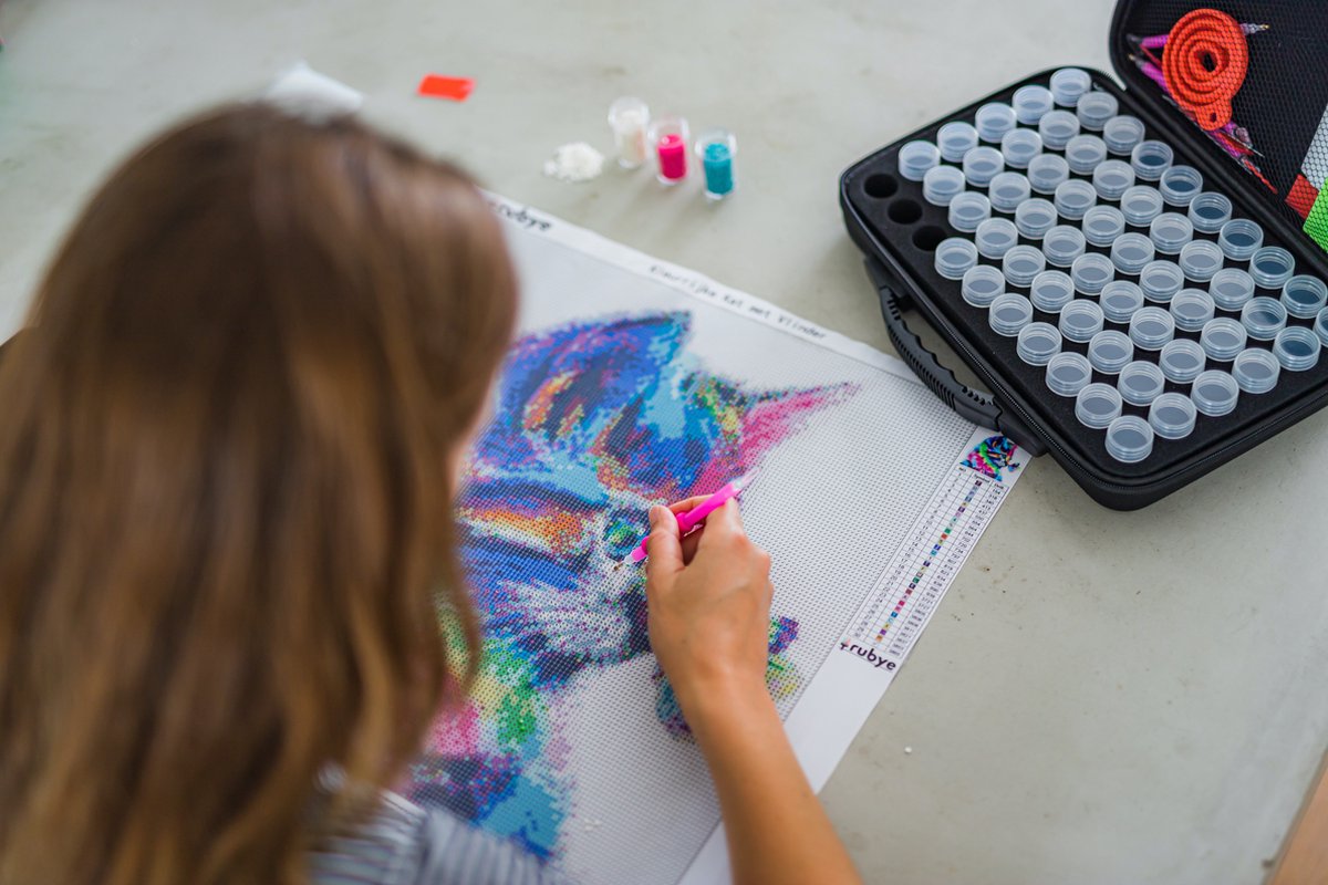 Diamond Painting Jonge Tijger