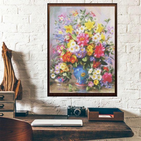 Diamond Painting Kleurrijke Bloemen