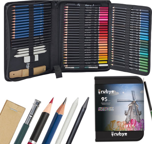 Potloden Tekenset - 95 Stuks