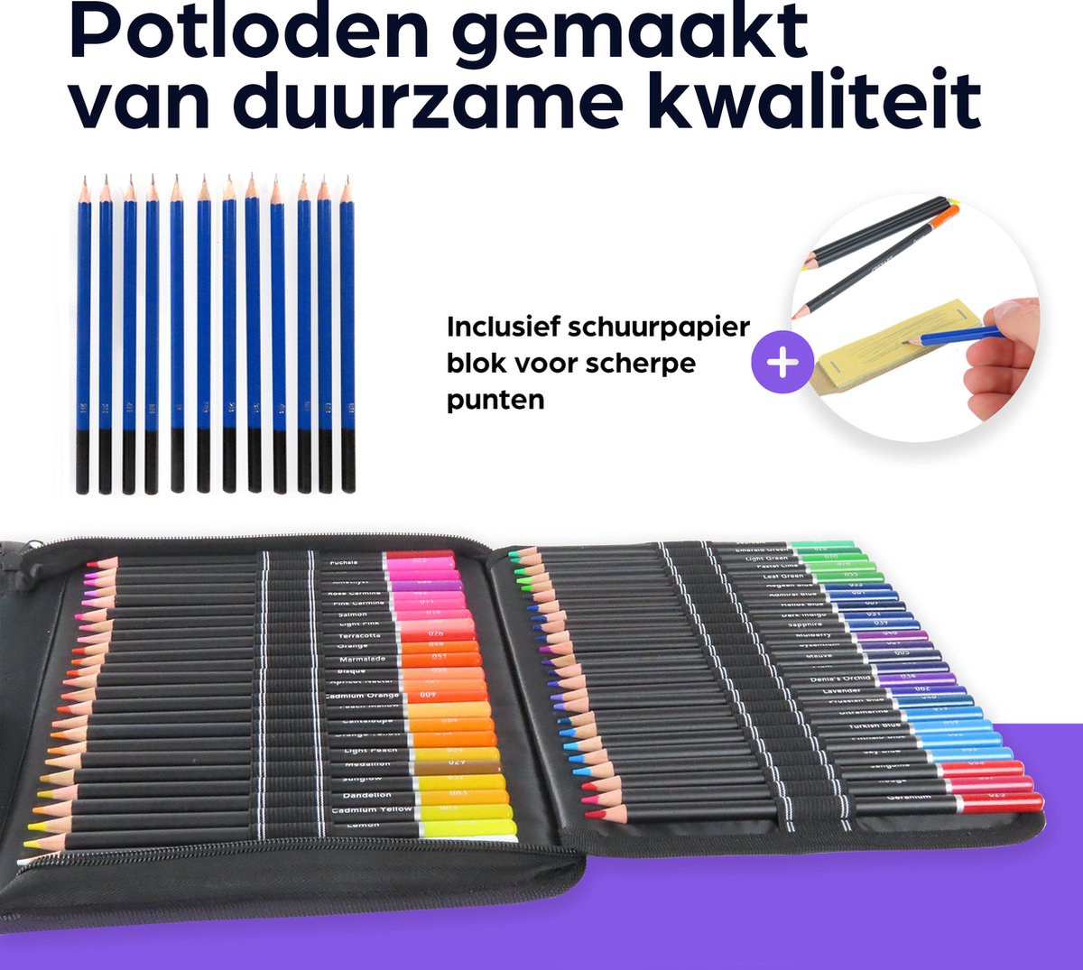Potloden Tekenset - 95 Stuks