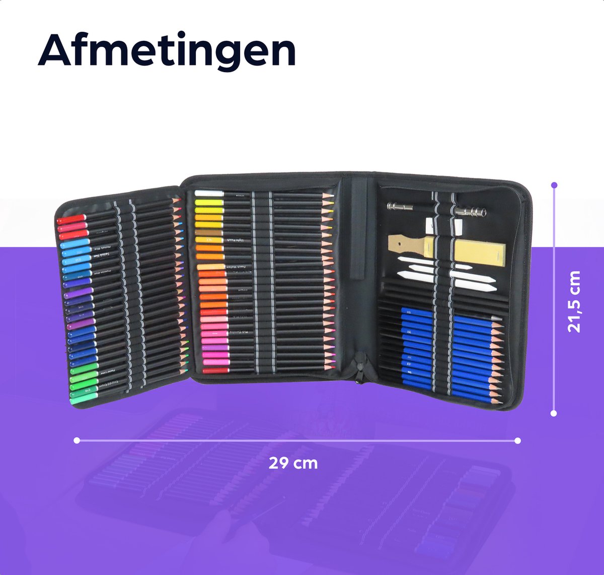 Potloden Tekenset - 95 Stuks