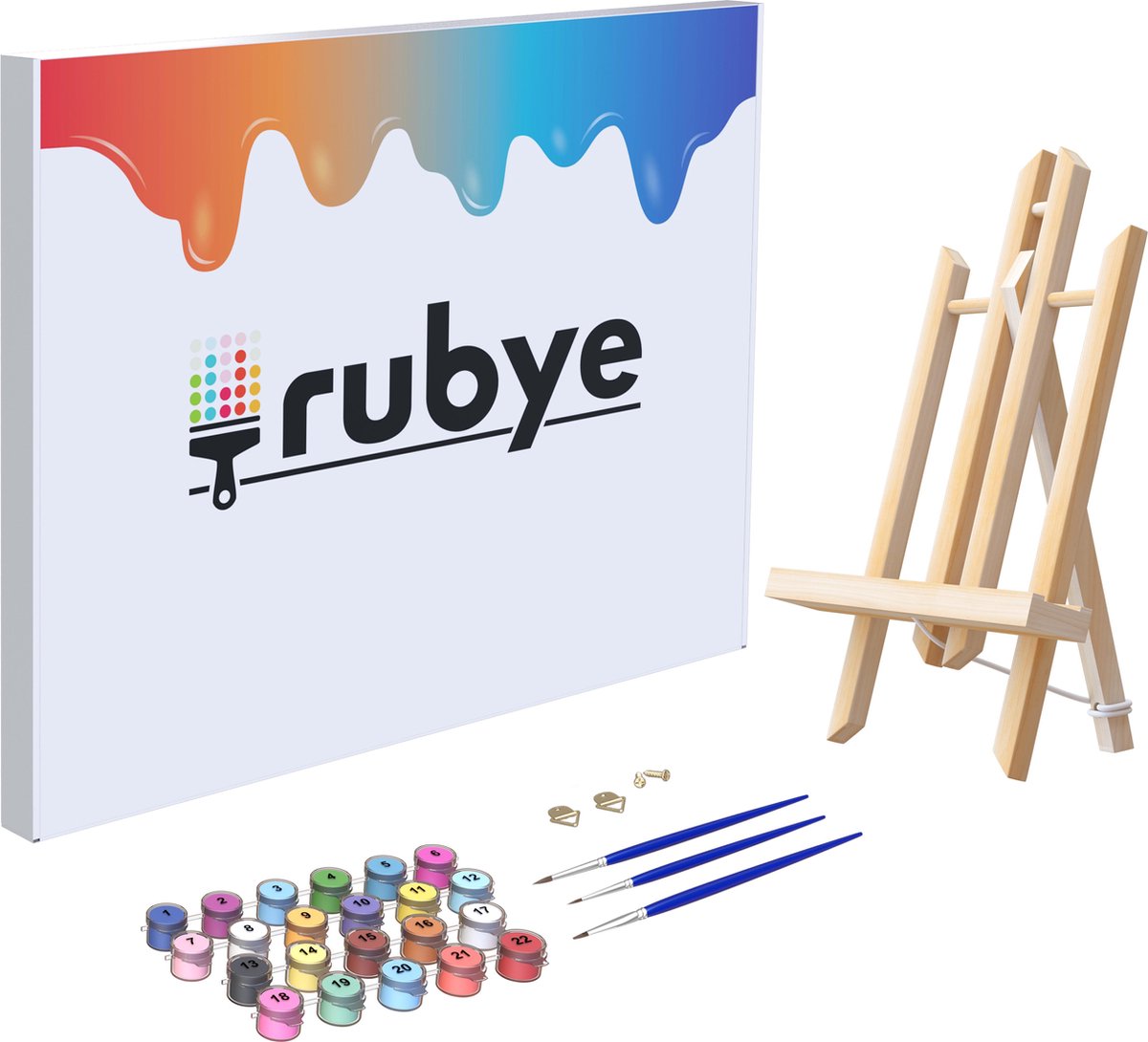 Schilderen Op Nummer Bloemen in Vaas