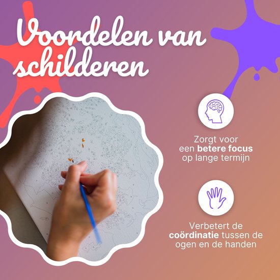 Schilderen Op Nummer Italiaanse Kust