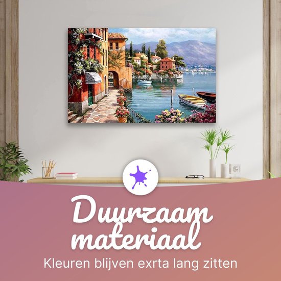 Schilderen Op Nummer Italiaanse Kust
