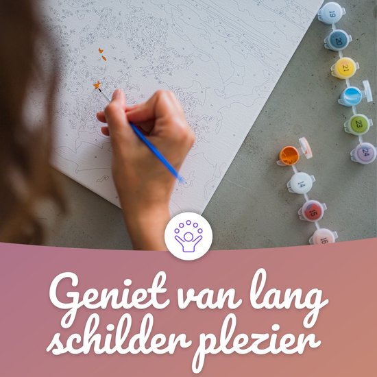 Schilderen Op Nummer Italiaanse Kust