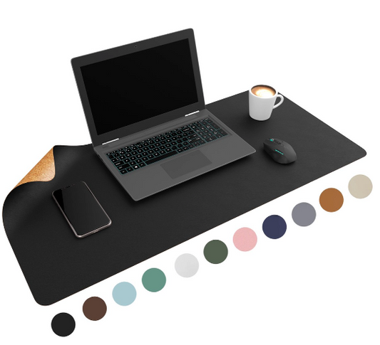 Bureau Onderlegger Zwart met Kurk (80 cm x 40 cm)