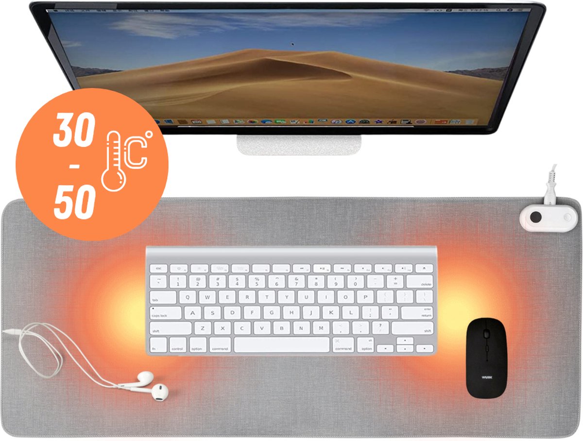 Verwarmde Bureau Onderlegger - 30℃ tot 50℃