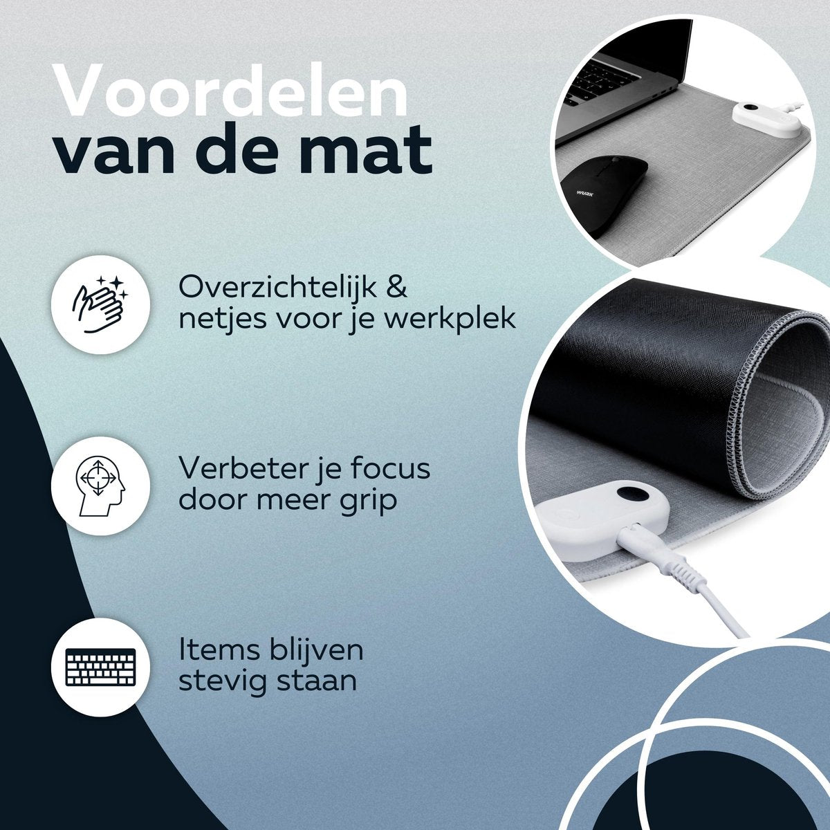 Verwarmde Bureau Onderlegger - 30℃ tot 50℃