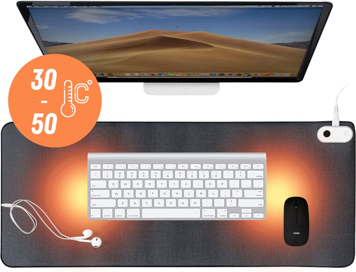 Verwarmde Bureau Onderlegger - 30℃ tot 50℃