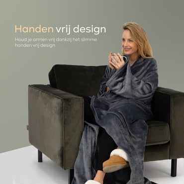 O'DADDY® Fleecedeken met Mouwen