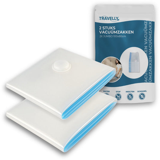 Travelly® Vacuüm Opbergzakken set van 2