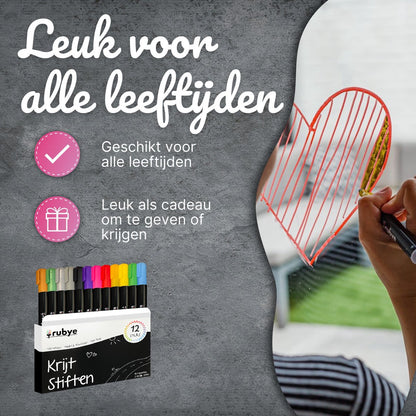 Rubye® Raamstiften 12 stuks