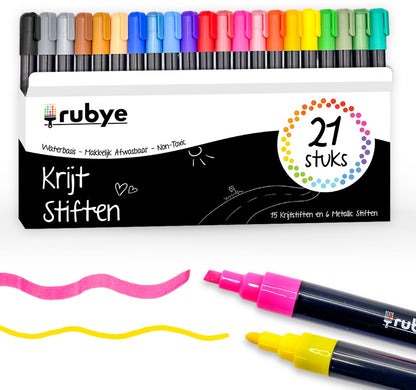 Rubye® Raamstiften 21 stuks
