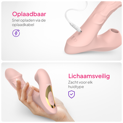 Pure Pleasure® Luchtdruk Vibrator met G-spot