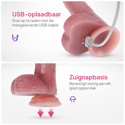 Pure Pleasure® 3-in-1 Dildo Vibrator