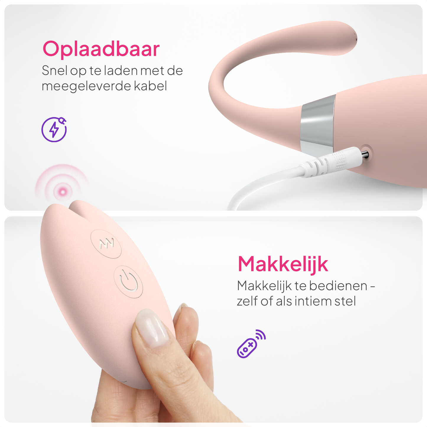 Pure Pleasure® Vibrerend Ei met Afstandsbediening