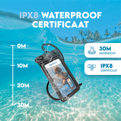Travelly® Waterdicht telefoonhoesje set van 2