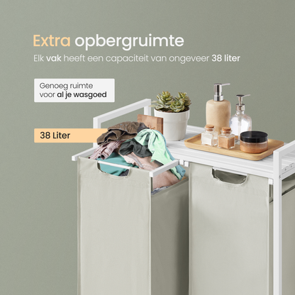 O'DADDY® Wasmand met 2 vakken