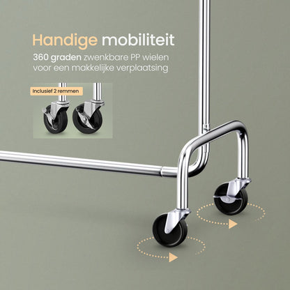 O'DADDY® Kledingrek op wieltjes
