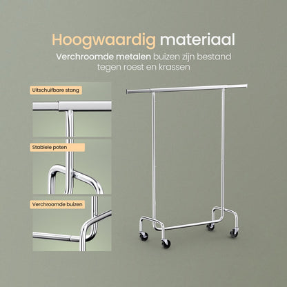 O'DADDY® Kledingrek op wieltjes