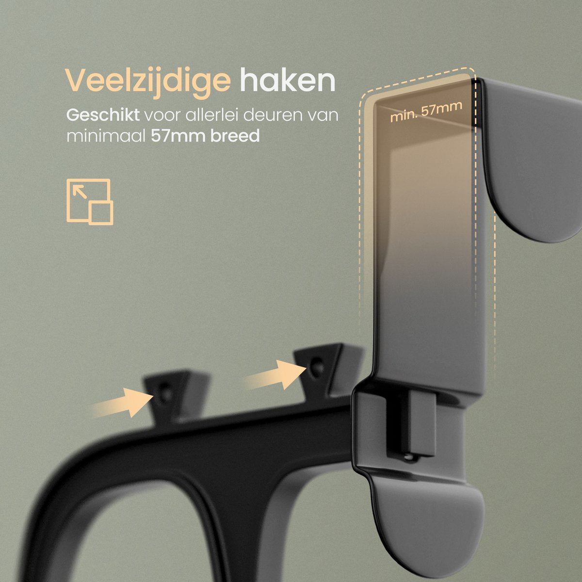 O'DADDY® Hangend schoenenrek voor deur