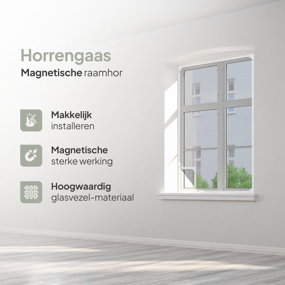 O'DADDY® Magnetische Raamhor 100x120cm