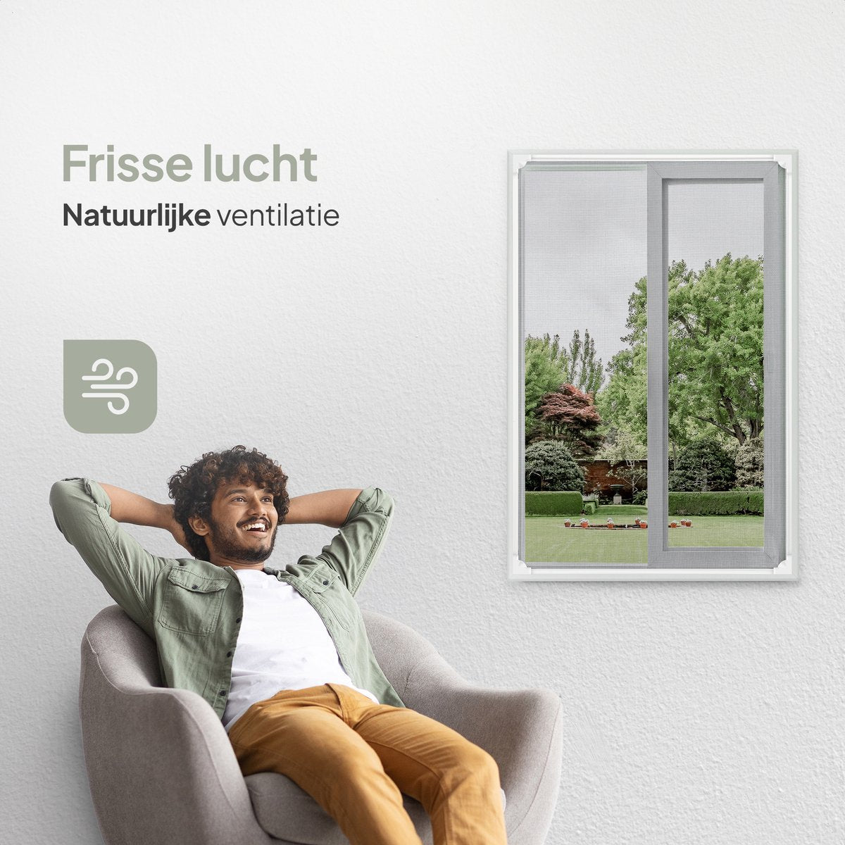 O'DADDY® Magnetische Raamhor 100x120cm