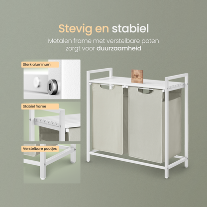 O'DADDY® Wasmand met 2 vakken