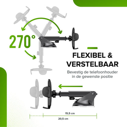 iSetchi® 3-in-1 Telefoonhouder Auto