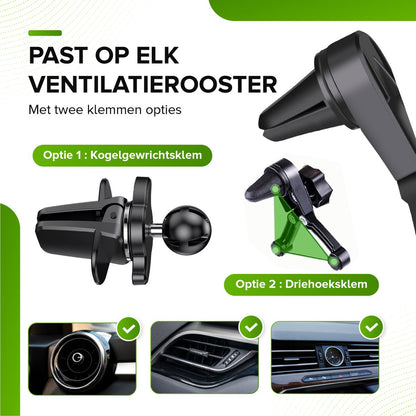 iSetchi® 3-in-1 Telefoonhouder Auto