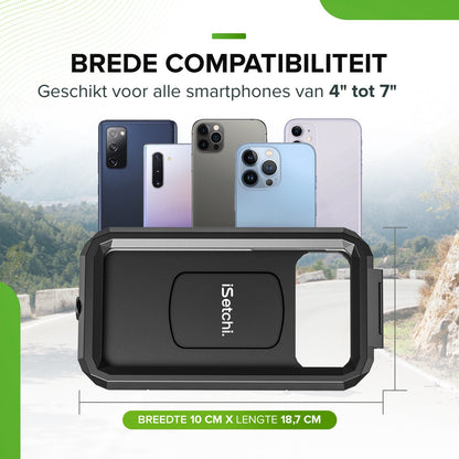iSetchi® Waterdichte telefoonhouder fiets