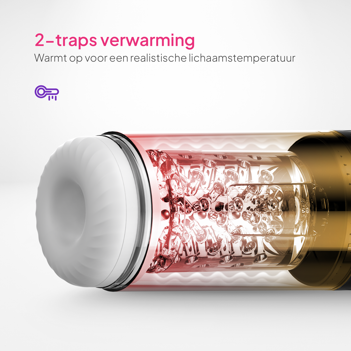 Pure Pleasure® Masturbator voor mannen