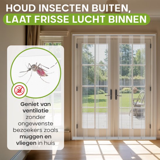 O'DADDY® Deurgordijn Lamellenhor Glasvezel