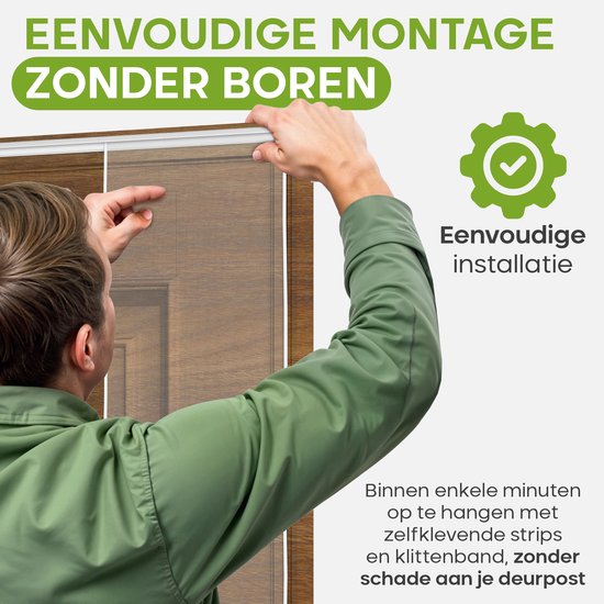 O'DADDY® Deurgordijn Lamellenhor Glasvezel