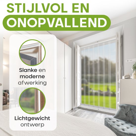 O'DADDY® Deurgordijn Lamellenhor Glasvezel